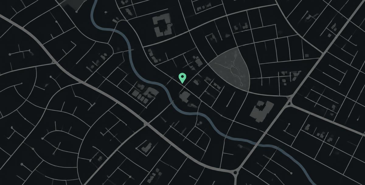 Location map for Willow Creek Court, Red Deer