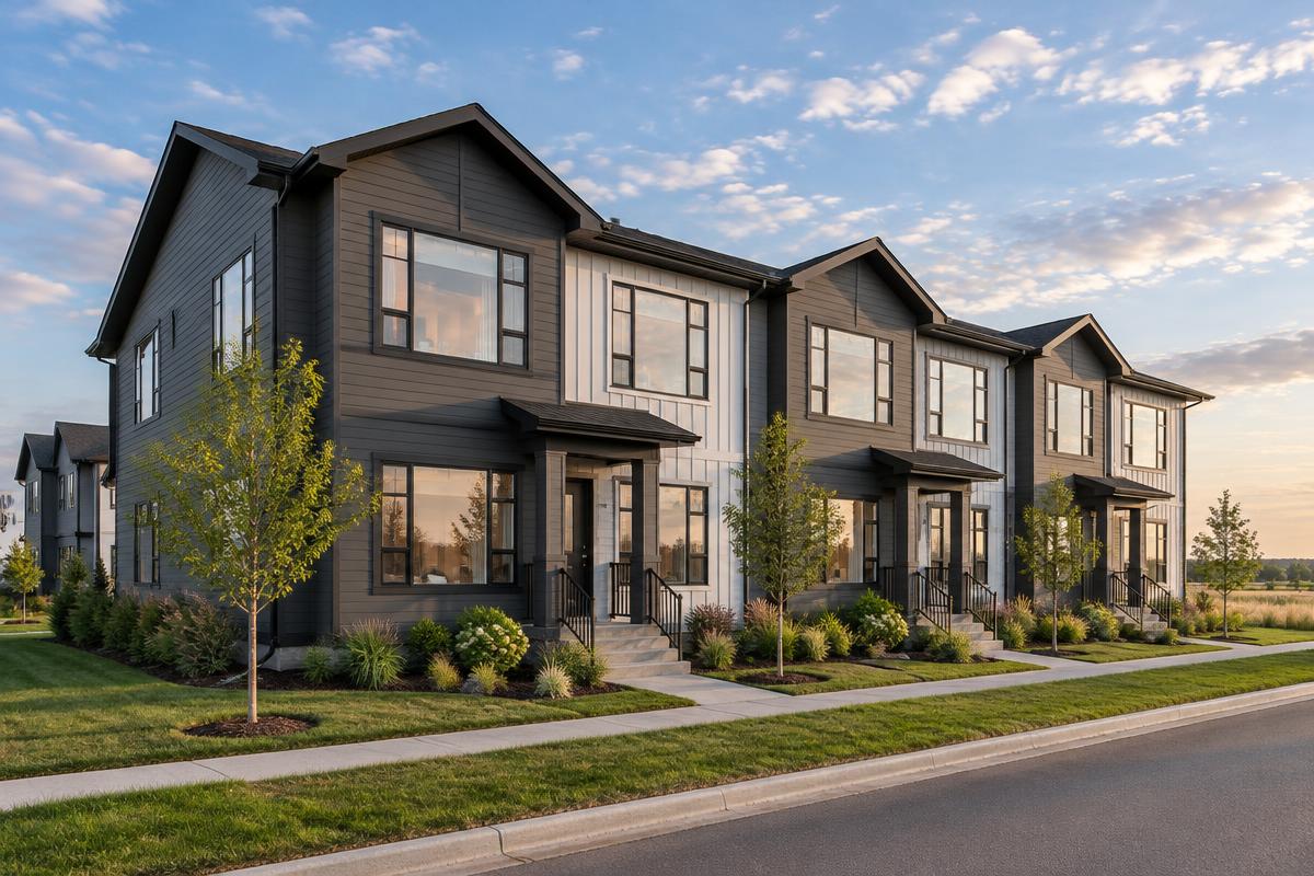 Diletto Park View stacked townhomes in Stony Plain